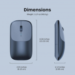 Satechi Slim EX Kablosuz Mouse-Indigo
