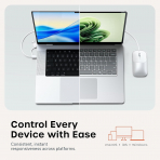 Satechi Slim LX Kablolu USB-C Mouse-Silver