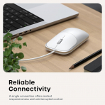 Satechi Slim LX Kablolu USB-C Mouse-Silver