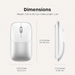 Satechi Slim LX Kablolu USB-C Mouse-Silver