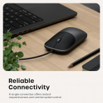 Satechi Slim LX Kablolu USB-C Mouse-Space Black