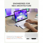 Satechi USB-C Snap Hub-Silver