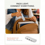 Satechi USB-C Snap Hub-Silver
