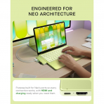 Satechi USB-C Snap Hub-Citrus