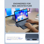 Satechi USB-C Snap Hub-Indigo