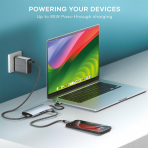 Satechi V3 USB-C Multiport Adaptr-Silver 