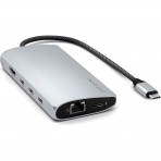 Satechi V3 USB-C Multiport Adaptr-Silver 
