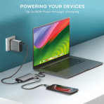 Satechi V3 USB-C Multiport Adaptr-Space Gray