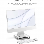 Satechi iMac Type-C Alminyum Monitr Stand Hub-Silver