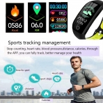 PUZESHUN Fitness Tracker Akll Saat -Green