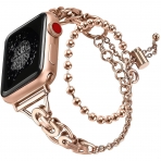 Secbolt Apple Watch 7 elik Bileklikli Kay (41mm)-Cooper