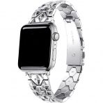 Secbolt Apple Watch 7 Diamond Cut elik Kay (41mm)-Silver