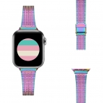 Secbolt Apple Watch 7 nce elik Kay (45mm)-Rainbow
