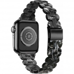 Secbolt Apple Watch 7 Resin Kay (41mm)-Black Flower