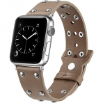 Secbolt Apple Watch Chic Deri Kay (41mm)-Tan