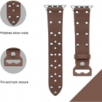 Secbolt Apple Watch Chic Deri Kay (41mm)-Brown