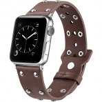 Secbolt Apple Watch Chic Deri Kay (41mm)-Brown