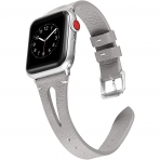 Secbolt Apple Watch Deri Kay (41mm)-Grey