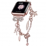 Secbolt Apple Watch Metal Charm Kayış (45mm)