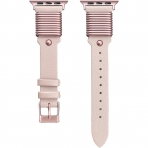 Secbolt Apple Watch Rivet Deri Kay (41mm)-Pink
