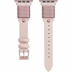 Secbolt Apple Watch Rivet Deri Kay (41mm)-Pink