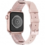 Secbolt Apple Watch Rivet Deri Kay (41mm)-Pink