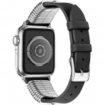 Secbolt Apple Watch Rivet Deri Kay (41mm)-Black
