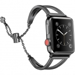 Secbolt Dressy Apple Watch Paslanmaz elik Kay (41mm)-Black