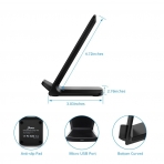 Seneo Kablosuz H�zl� �arj Stand�-Black