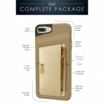 Silk Apple iPhone 8 Plus Kartlkl Klf (CM4)-Champagne Gold