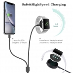 SimpJoy Apple Watch Ve iPhone �arj Kablosu (1M)-Black