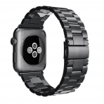 Simpeak Apple Watch Paslanmaz elik Kay (42mm)-Black