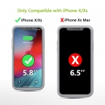 Smiphee iPhone X/XS Bataryal Klf (4000mAh)-Blue