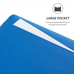 Snugg Apple MacBook Deri Klf (12 in)-Electric Blue