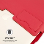 Snugg Apple MacBook Deri Klf (12 in)-Red
