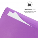 Snugg Apple MacBook Deri Klf (12 in)-Purple