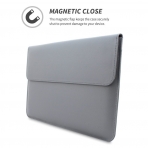 Snugg Apple MacBook Pro Deri Klf (15 in)-Grey