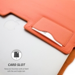 Snugg Apple MacBook Pro Deri Klf (15 in)-Orange