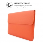 Snugg Apple MacBook Pro Deri Klf (15 in)-Orange