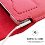 Snugg Apple MacBook Pro Deri Klf (15 in)-Red