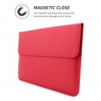 Snugg Apple MacBook Pro Deri Klf (15 in)-Red