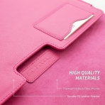 Snugg Apple MacBook Pro Deri Klf (15 in)- Hot Pink