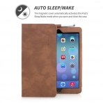 Snugg Apple iPad Air Deri Klf (9.7 in)-Distressed Brown