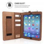 Snugg Apple iPad Air Deri Klf (9.7 in)-Distressed Brown