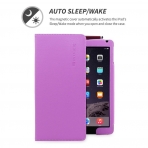 Snugg Apple iPad Air Deri Klf (9.7 in)-Purple