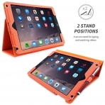 Snugg Apple iPad Air Deri Klf (9.7 in)-Orange