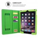 Snugg Apple iPad Air Deri Klf (9.7 in)-Green