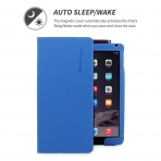 Snugg Apple iPad Air Deri Klf (9.7 in)-Electric Blue