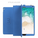 Snugg Apple iPad Pro Nubuck Stand Klf (12.9 in)-Electric Blue