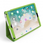 Snugg Apple iPad Pro Nubuck Stand Klf (12.9 in)-Green